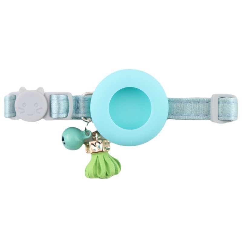GPS Collar Silicone Holster Pet Collar Bell