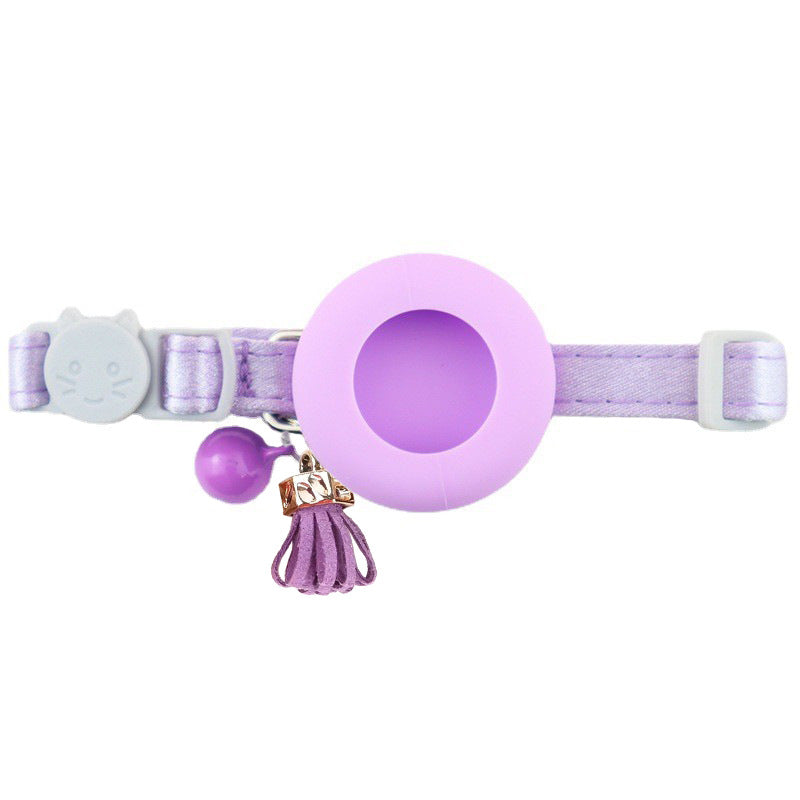 GPS Collar Silicone Holster Pet Collar Bell