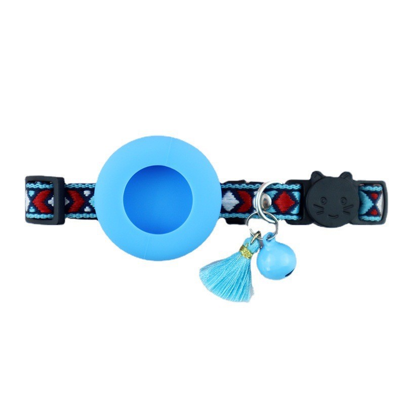 GPS Collar Silicone Holster Pet Collar Bell